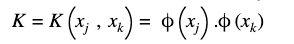 m×m kernel matrix